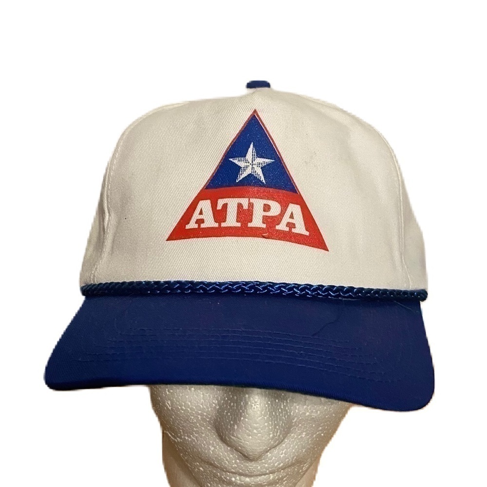 Vintage ATPA Rope SnapBack Hat American Tractor Pull Association Trucker
